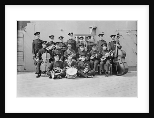 Crew on board HMS 'Queen Elizabeth' (1913) by unknown