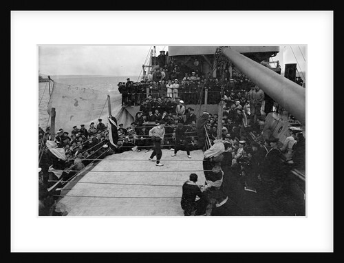 Boxing on 'Queen Elizabeth' (1913) by unknown