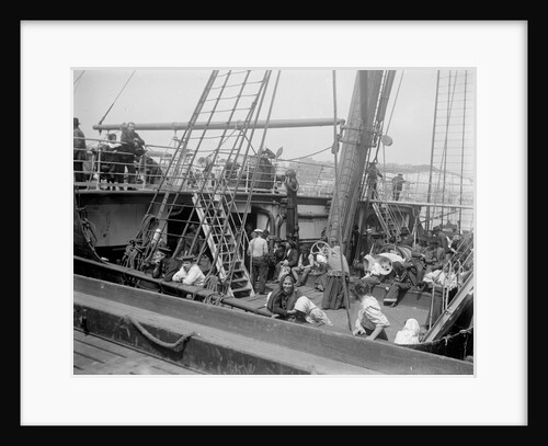 Steerage passengers on the 'Deutschland', bound for the United States by unknown