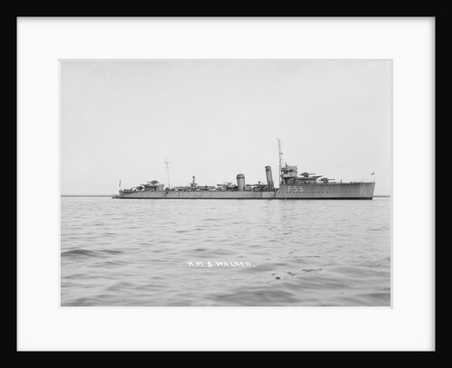 Destroyer HMS 'Walker' (1917) by unknown