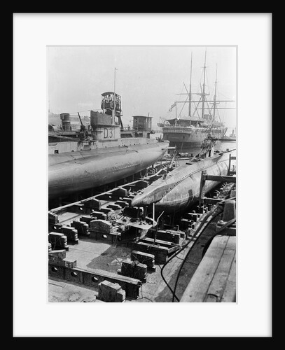 HM submarine D3 (1910) by unknown