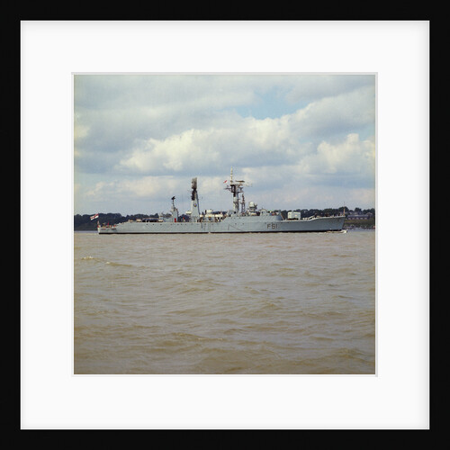 Frigate HMS 'Llandaff' (1955) in an unspecified location by unknown