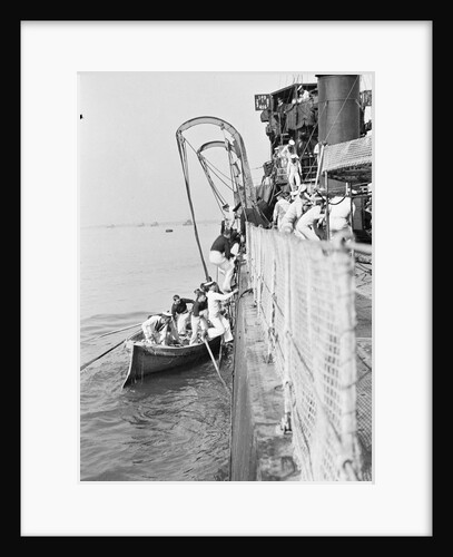 HMS 'Laforey' (1913), looking forward along the port side from amidships by unknown