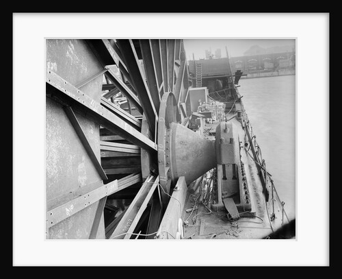 'Persephone' (1938), on board the former hopper barge W24 by unknown