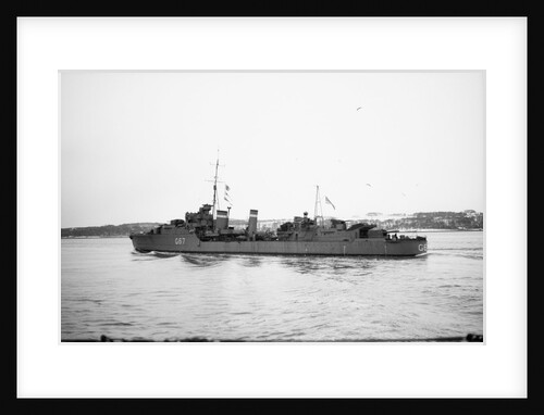 Destroyer HMS 'BEDOUIN' (1937) under way in the Firth of Forth by Anonymous