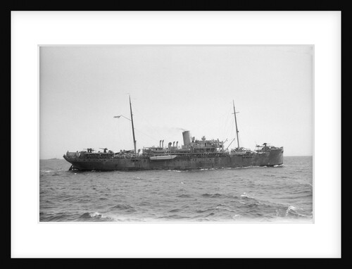 Armed boarding vessel HMS 'Chakdina' (1914)  under way en route Aden to Assab with the 15th Punjab Regiment on board by unknown