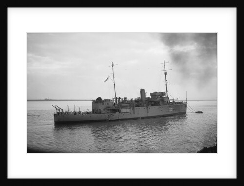 HMS 'Franklin' (Br, 1937), moored at Sheerness after the outbreak of war by unknown