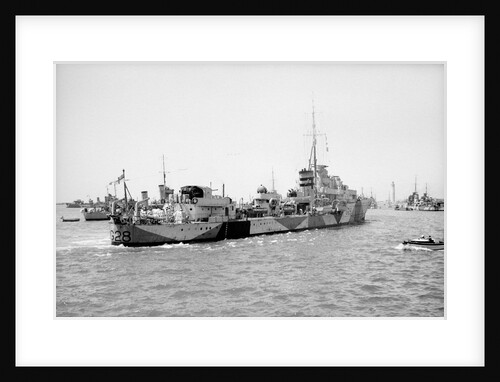 Photograph of destroyer HMS 'Kandahar' (1939) 1st May 1941, under way in Alexandria harbour by Unknown