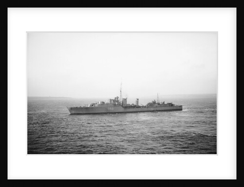 Destroyer HMS 'Mashona' (1937) under way in the Pentland Firth by Anonymous
