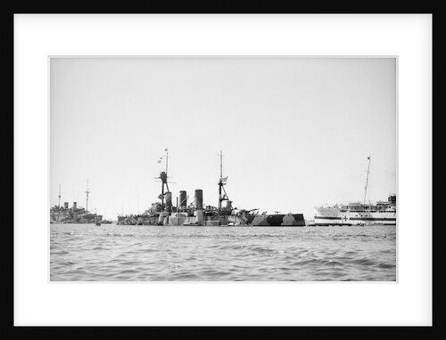 'Giorgios Averoff' (Greece, 1910), armoured cruiser, moored in Alexandria harbour by unknown