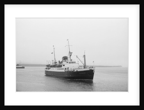 'Columba' (Br, 1878) paddle steamer, (Glasgow - Ardrishaig service), David MacBrayne by unknown