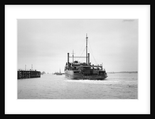 Port stern view of Train Ferry No. 1 by unknown