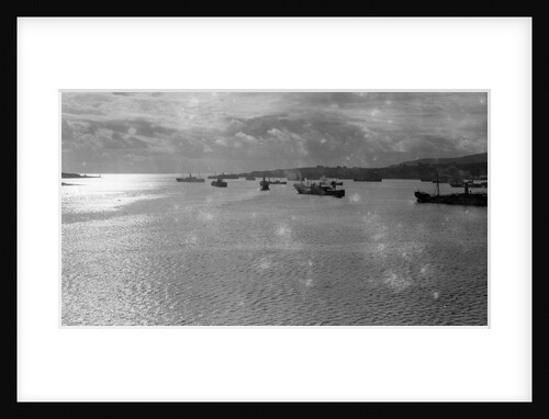 Convoy of ships in Lamlash Bay, Isle of Arran by Anonymous