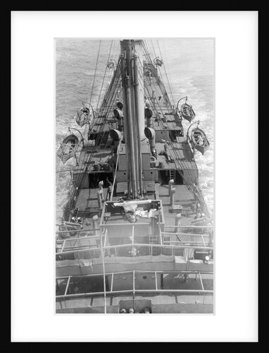 'Mechanician' (1900) aft view from crows nest by Unknown