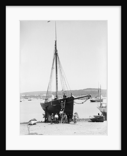Pilot No. 8, the 'Vincent' (Br, 1852) on the beach at Falmouth by unknown