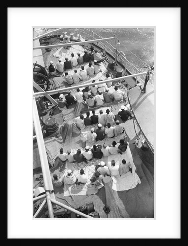 'Bengalen', Prayers on deck by unknown