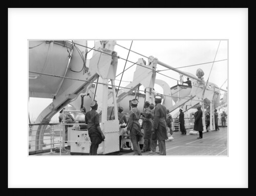Scene on board passenger liner 'Strathnaver' (Br, 1931) by unknown