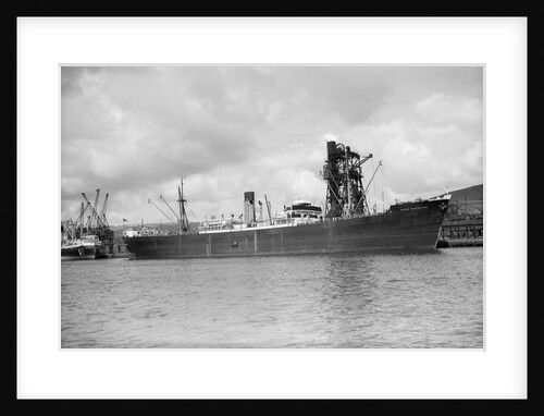 General cargo 'Baron Elphinstone' (Br, 1937) under a coal hoist in Kings Dock, Swansea by unknown
