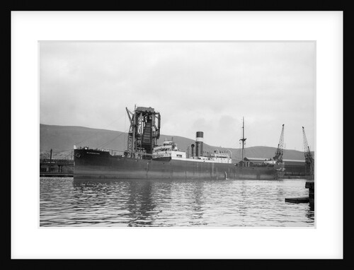 'Blairdevon' (Br, 1925) under coal hoist 4 in Kings Dock, Swansea by Unknown