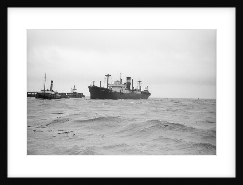 'Blairspey' (Br, 1929) under tow at Swansea by unknown