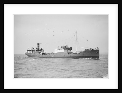 Tanker 'British Scout' (Br, 1922) under way off Swansea, bound in by Anonymous
