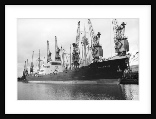 The 'Carl Fisser' (Germany, 1951): general cargo, motor Fisser Schiffahrt GmbH by unknown