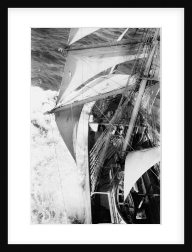 Looking down on the bows by Alan Villiers