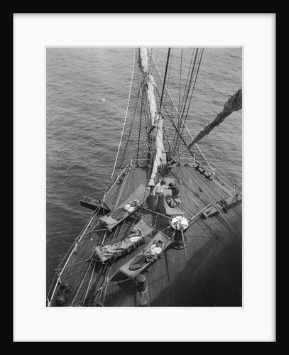 Restful days at anchorage by Alan Villiers