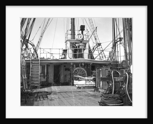 Looking aft towards the quarterdeck on HMS 'Penguin' (1876) by Willoughby Pudsey Dawson