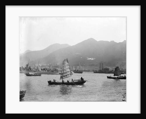 Sampans at Hong Kong by Kenneth Hurlstone Jones
