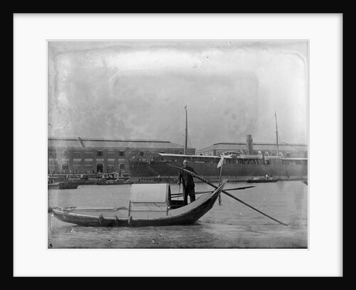 A Ningpo Sampan at Shanghai by Kenneth Hurlstone Jones