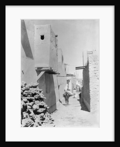 Kuwait street leading to the waterfront by Alan Villiers