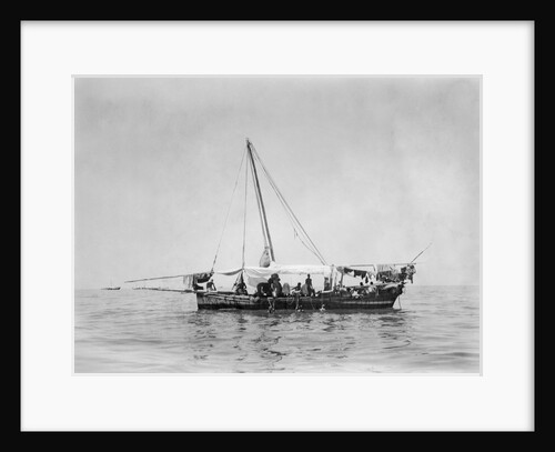 Kuwaiti pearling vessel by Alan Villiers