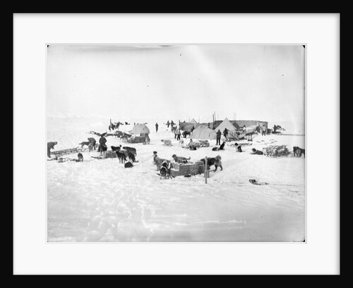 Ocean Camp established on the ice, Weddell Sea, Antarctica by unknown