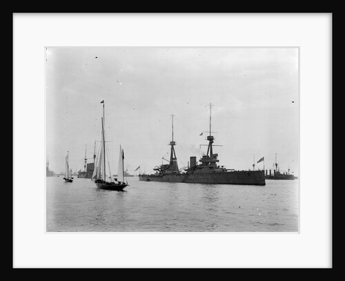 King's review of the fleet at Spithead, 1909 by unknown