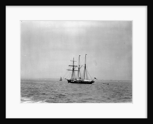 Steam yacht 'Sunbeam' (Br, 1874, Lord Brassey) at anchor off Spithead by unknown