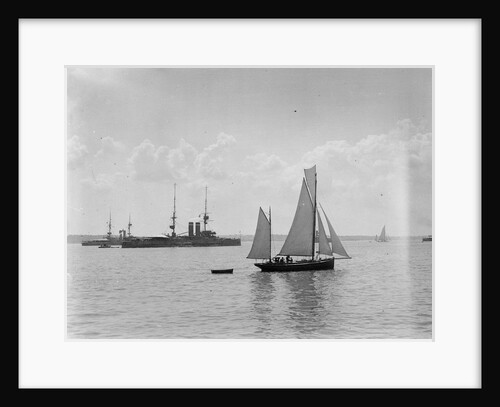 King's review of the fleet at Spithead, 1909 by unknown