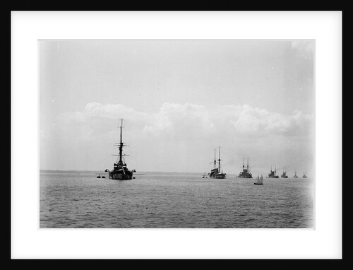 King's review of the fleet at Spithead, 1909 by unknown