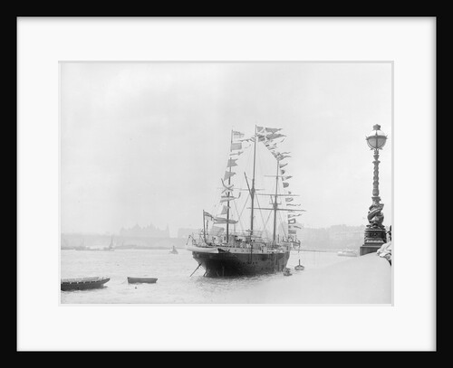 RNVR Training ship HMS 'Buzzard' (1887) by unknown