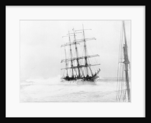 4-masted barque 'Adolphe' (Fr, 1902) ashore on Oyster Bank, Newcastle, Australia by unknown