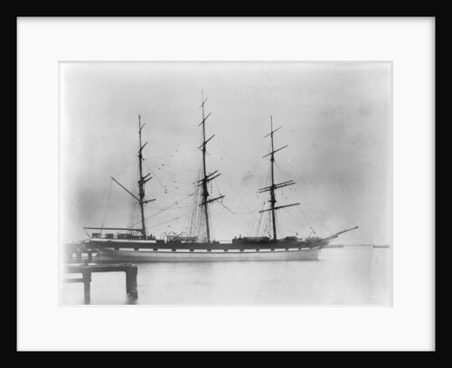 A three masted ship 'Loch Etive' (Br, 1877) at moorings, Melbourne by unknown