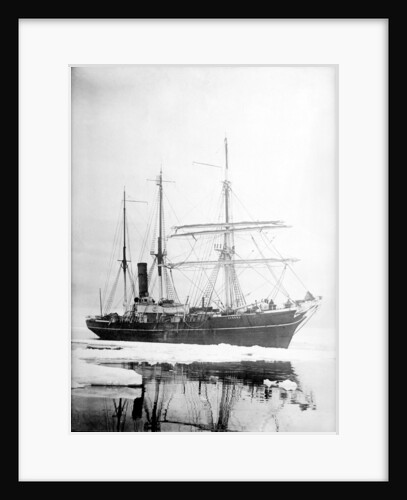 'Aurora' (Br, 1876) Sir Ernest Shackleton's exploration vessel amongst the ice by unknown