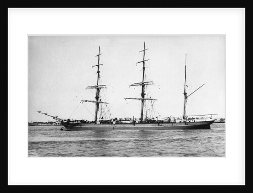 'Alexandra' (1863) 3 masted barque at moorings by unknown