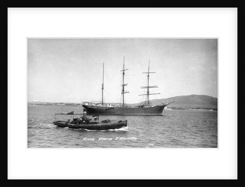 The 'Anna Maria D'Abundo' (It, 1903) at anchor by unknown