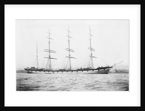 4 masted barque 'Conishead' (Br, 1892), Bourke & Huntrods, at anchor by unknown