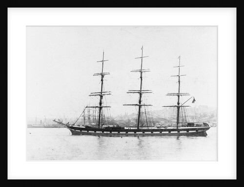 'Garsdale' (Br, 1885) at anchor by unknown