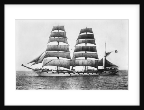 'Jeanne D'arc' (Fr, 1901) under sail by unknown