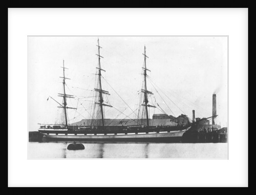A three masted ship 'Loch Etive' (Br, 1877) at quayside by unknown