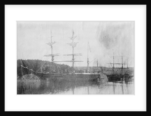 3 masted barque 'Queen of the East' (1853) at Moss by unknown