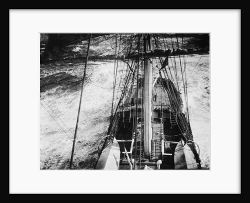 'Port Jackson' 4 masted barque, looking down on poop from aloft in the mainmast by unknown